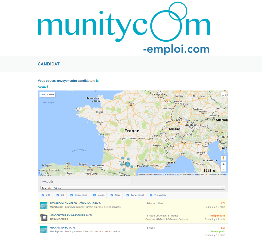 Munitycom toulouse narbonne