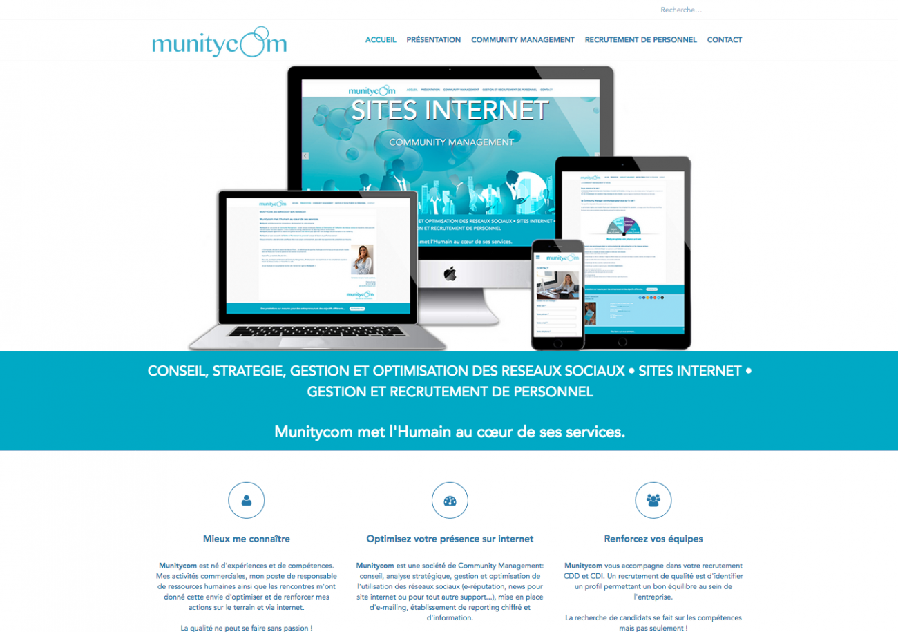 Site internet créé par Munitycom castelnaudary munitycom.com