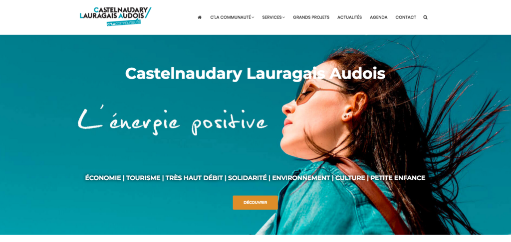 Site internet la Communauté de Communes Castelnaudary Lauragais Audois